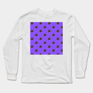 Cork Hat - Purple Long Sleeve T-Shirt